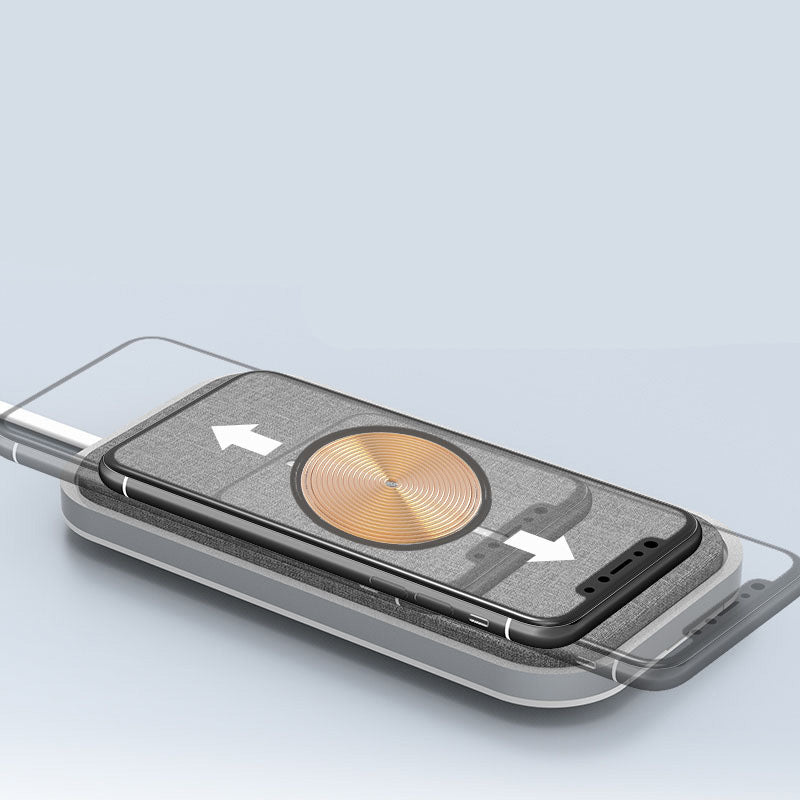 Le Chargeur Sans Fil Convient A La Charge Rapide Automatique Du Téléphone Portable, Compatible Apple. Universel Apple IPhone Huawei Xiaomi Samsung
