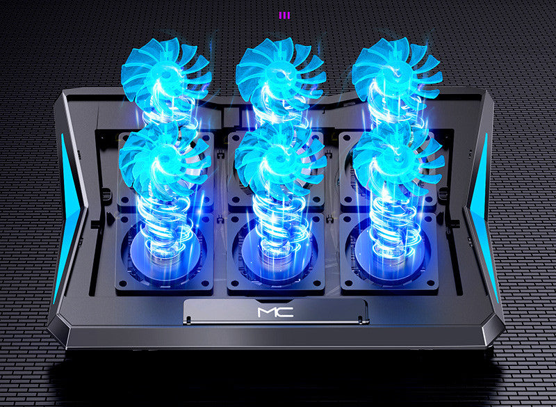 Base de refroidissement pliable pour ordinateur portable et bureau