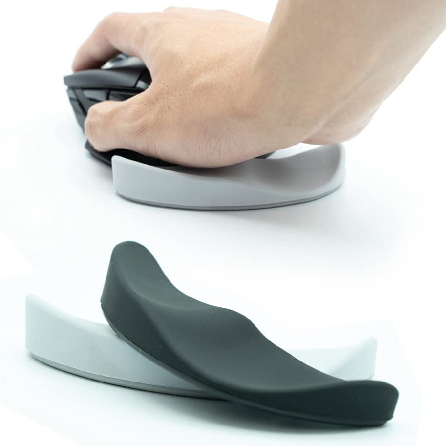 Tapis de souris ergonomique avec repose-poignet en silicone antidérapant, confort et précision