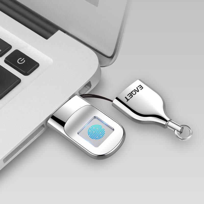 Clé USB sécurisée avec lecteur d’empreintes digitales