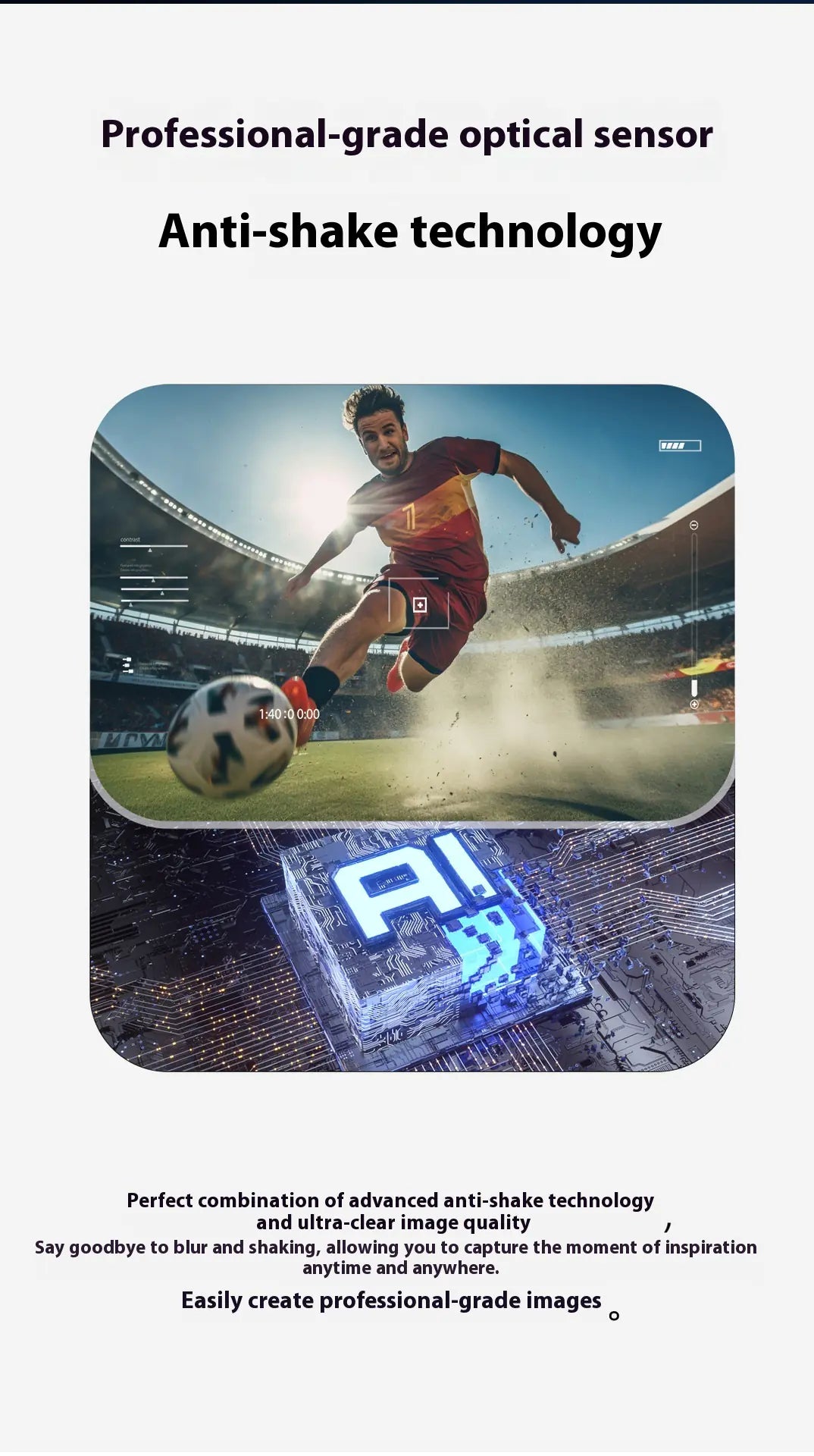 Lunettes intelligentes, caméra HD intégrée, capture photo/vidéo connectée Bluetooth