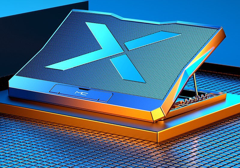 Base de refroidissement pliable pour ordinateur portable et bureau