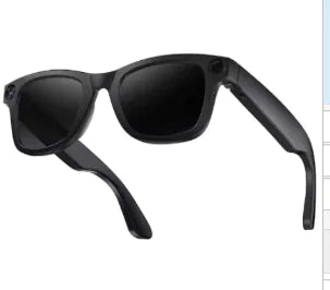 Lunettes intelligentes, caméra HD intégrée, capture photo/vidéo connectée Bluetooth