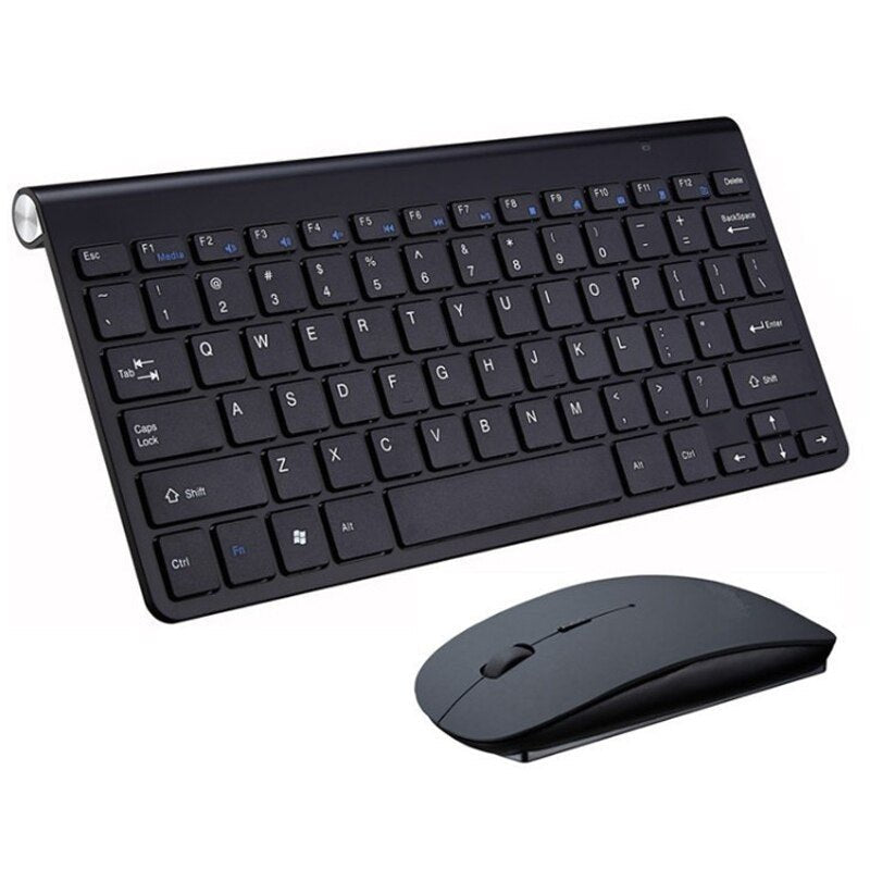 Ensemble clavier mini sans fil 2,4 GHz et souris optique